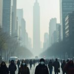 découvrez comment la concentration élevée de particules fines dans l'atmosphère affecte la qualité de l'air et impacte la santé publique.