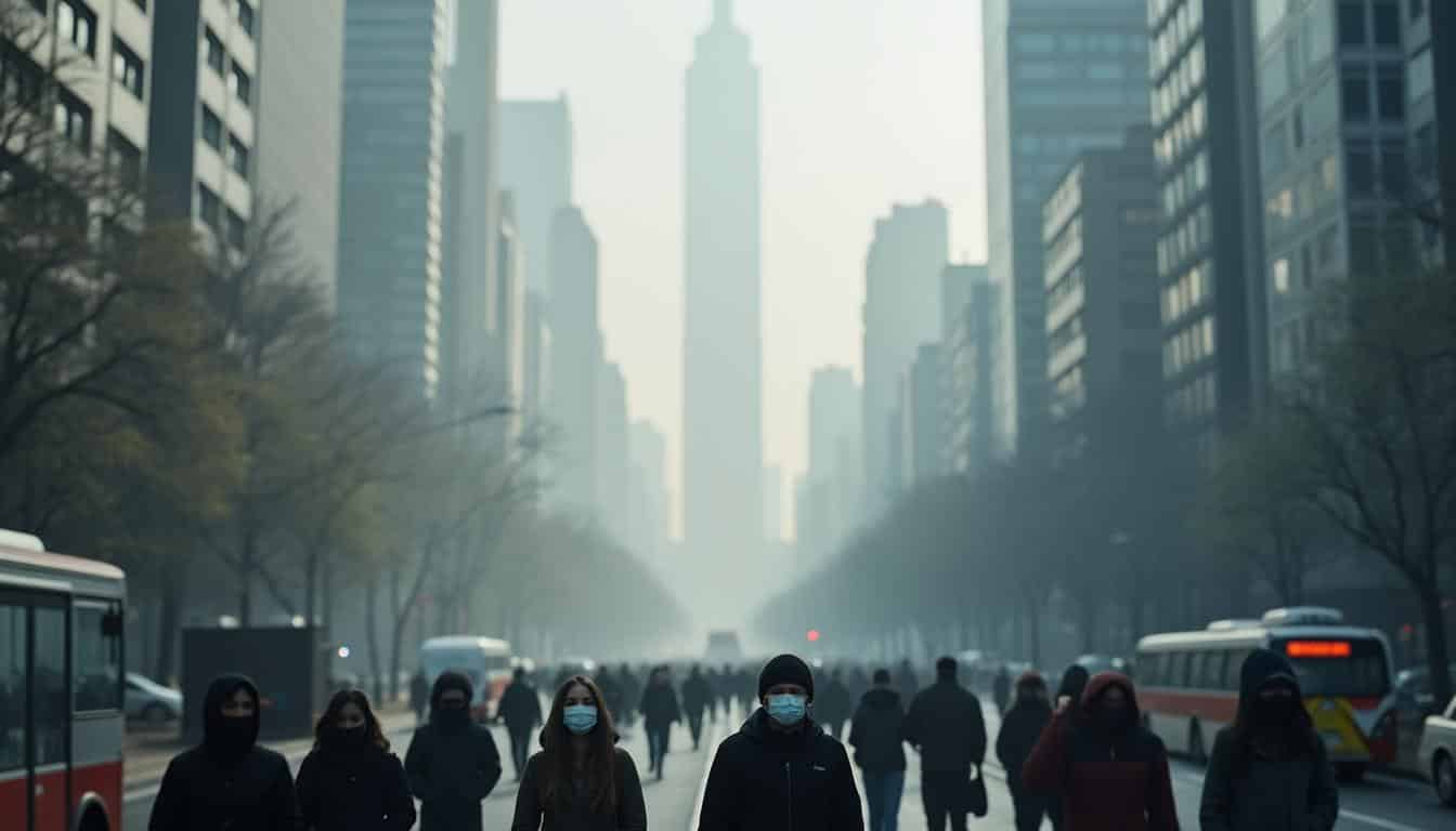 découvrez comment la concentration élevée de particules fines dans l'atmosphère affecte la qualité de l'air et impacte la santé publique.