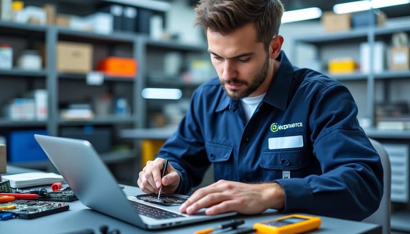 confiez la réparation matérielle à notre technicien agréé pour un service après-vente fiable et professionnel, garantissant la qualité et la durabilité de vos équipements.