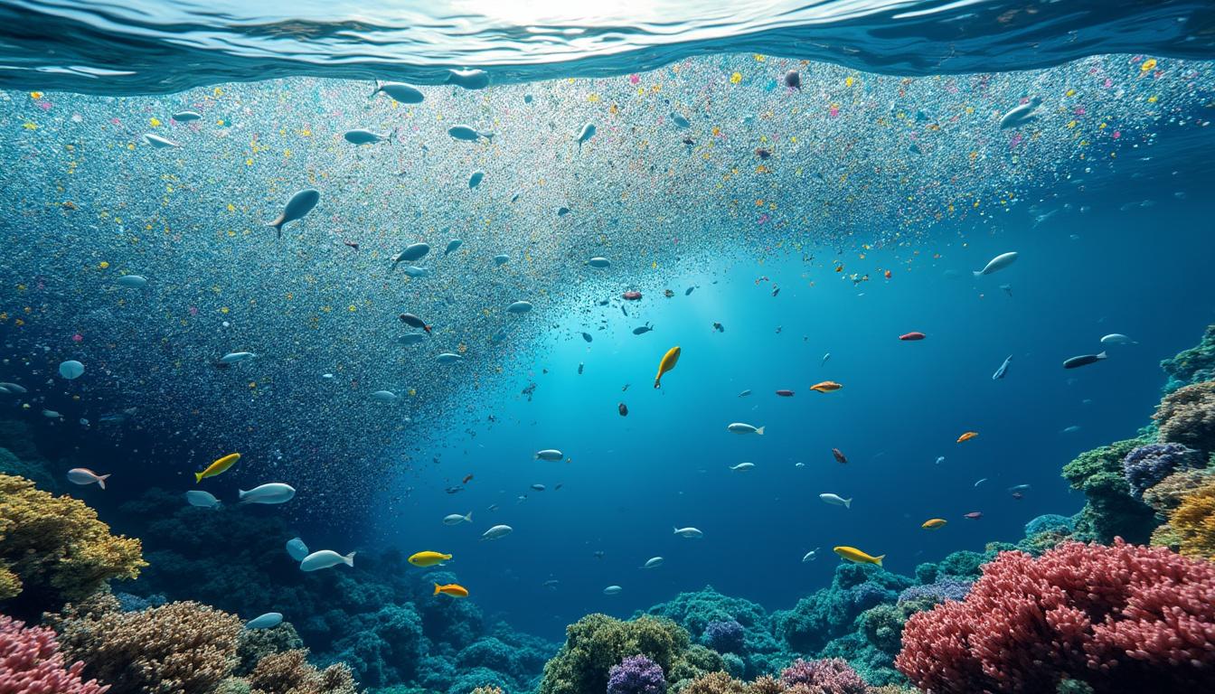 découvrez comment l'accumulation croissante de microplastiques dans les océans intensifie la pollution plastique et menace la vie marine.