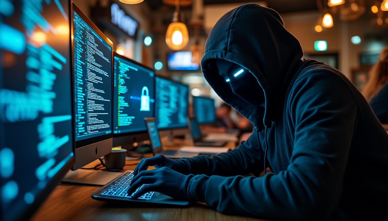 découvrez comment les hackers interceptent les données non chiffrées sur les réseaux wifi publics et les risques associés à la sécurité de vos informations personnelles.